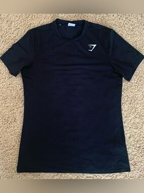 Gymshark Dark Black Athletic Shirt